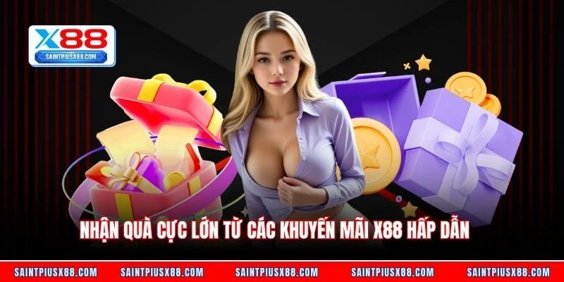 Nhận quà cực lớn từ các khuyến mãi X88 hấp dẫn