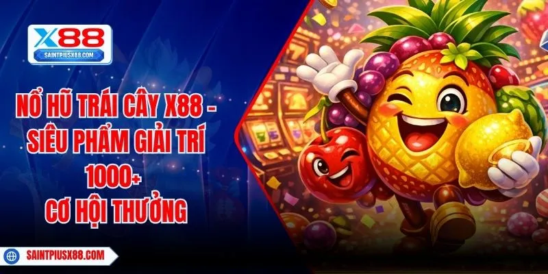 Nổ Hũ Trái Cây X88 - Siêu Phẩm Giải Trí 1000+ Cơ Hội Thưởng